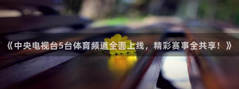 51视频在线直播nba：《中央电视台5台体育频道全面上线，精彩赛事全共享！》